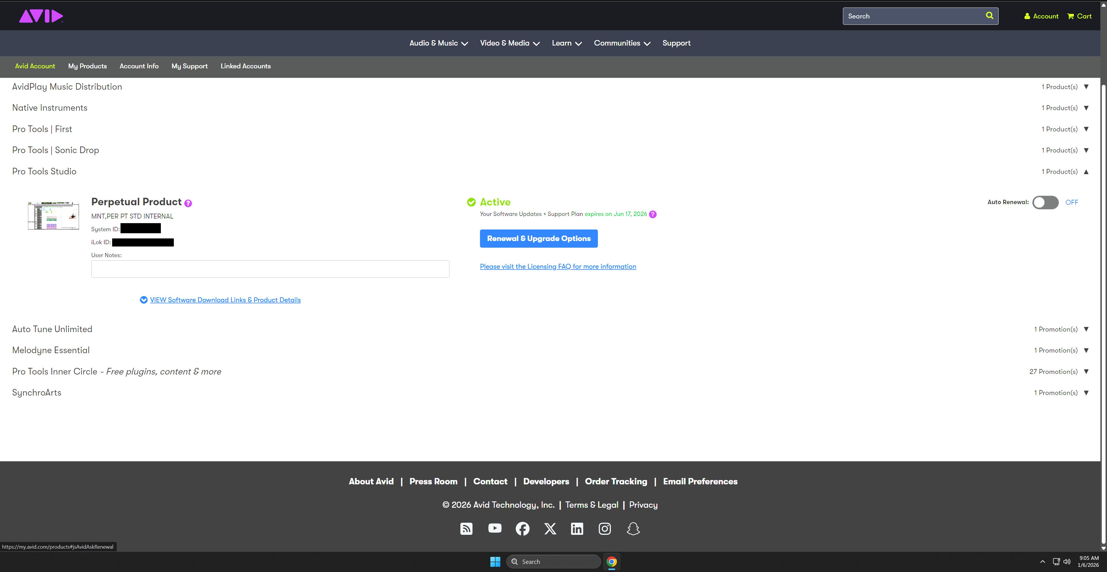 Avid Pro Tools Studio